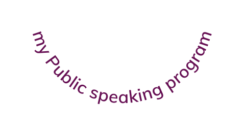 my Public speaking program